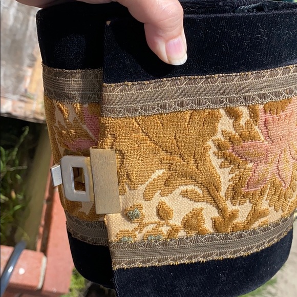 Antique Bags Vintage Antique Carpet Bag Small Barrel Purse Poshmark